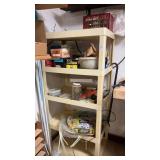 Nails, Screws, Hardware, with Plastic Shelving