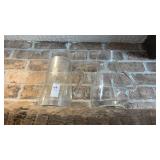 Two Crystal Glass Pitchers