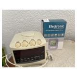 Electric blood pressure monitor & alarm clock