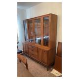 MCM Stanley Wooden China Cabinet NO CONTENTS