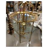 Brass chandelier 28" tall