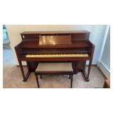 Kimball Chicago Upright Piano W Stool