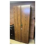 Wooden Storage Cabinet NO CONTENTS