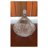 Sutton Place Lead Cut Crystal Lidded Candy Dish