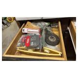 4 Drawers with Hardware, Wires, and Crafts Items