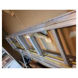 Keller 24ft aluminum lader kept inside