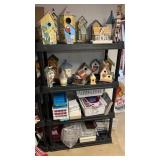 4-Tier Plastic Shelving Unit NO CONTENTS