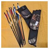 Camouflage archery quiver,assorted cross bow