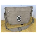 Canvas bag with patch - 12 inches wide