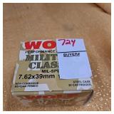 Wolf 7.62x39mm 124 gr. Hp 20 cartridges
