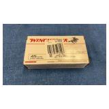 Winchester 45auto, 230gr FMJ, 50 count