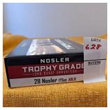 Nosler trophy grade long range ammunition 28