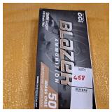 Blazer ammunition 9 mm Luger 115 grain 50 brass