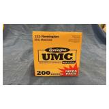 Remington UMC 223rem, 55gr, Mega Pack 200 count