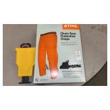 Chain Saw Chaps & Chain Saw Sharpener