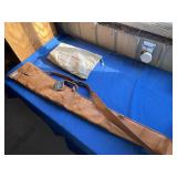 Wild Hare leather soft rifle case