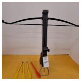 Mini crossbow with 4 arrows