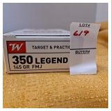 Winchester target & practice 350 legend 145 gr