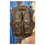 Leather 3 XL Shooterï¿½s Vest