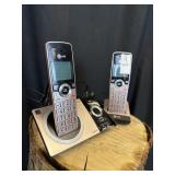 Rose gold telephones, donated by Lida & Ron Hood
