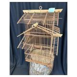 Ralf the fake bird and his decorative bird cage