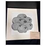 Jacques Hnizdovsky ï¿½Group of Sheepï¿½ 1983 drawing