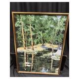 Jean Oï¿½Malley ï¿½Mirror Lakeï¿½ original acrylic