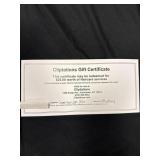 Cliptations $25 gift certificate, donated by