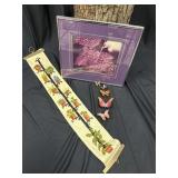 Sally Stewart artwork and other Decor donated by