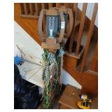 Pair of mason jar lamps