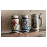 Lot of Avon Sports Steins