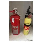 2 Vintage Fire Extinguishers