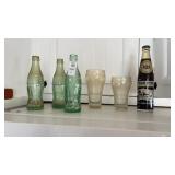 Vintage Coke Bottles, Glasses, and Penn State