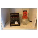 Coffee Grinder and Small Toy Cash Register