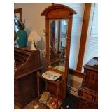 Vintage marble top hall tree no contents