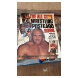 Vintage All Star Wrestling Post Card Book, FULL,