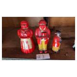 Black Americana Salt and Pepper Shakers