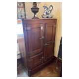 Antique Wooden Ice Box Nice