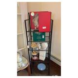 Black Metal Shelving NO CONTENTS