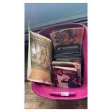 Tote of Sports Magazines, Framed Items and More