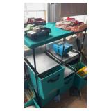 6 Bin Storage Rack NO CONTENTS