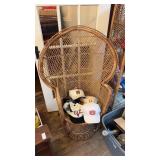 Wicker Peacock Chair