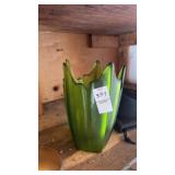 Green Swung Vase