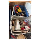Two Totes of Kitchen Items