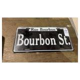 Burbon Street License Plate NIP