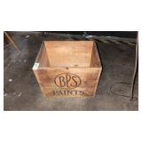 BPS Paints Wooden Crate