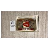 Commonwealth Stone Belt Buckle