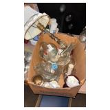 Box of Assorted Glass