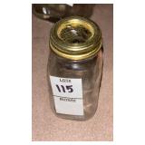 Atlas Mini Mason Jar Bank