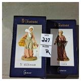 Vintage 5-inch Fontanini Heirloom Nativity